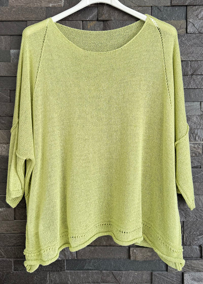 Green Lightweight Summer Knit