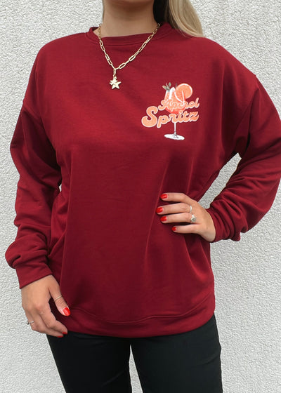 Deep Red Aperol Spritz Sweatshirt