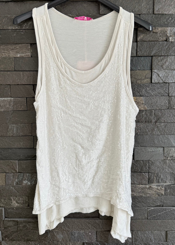 Sequin Front Vest