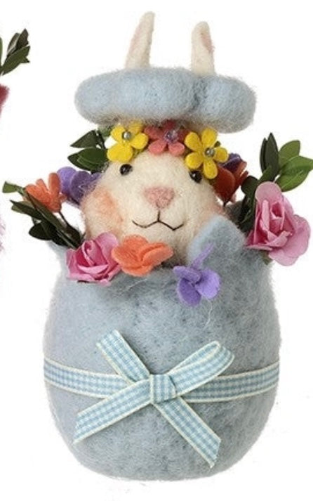 Easter Felt Bunny In Basket