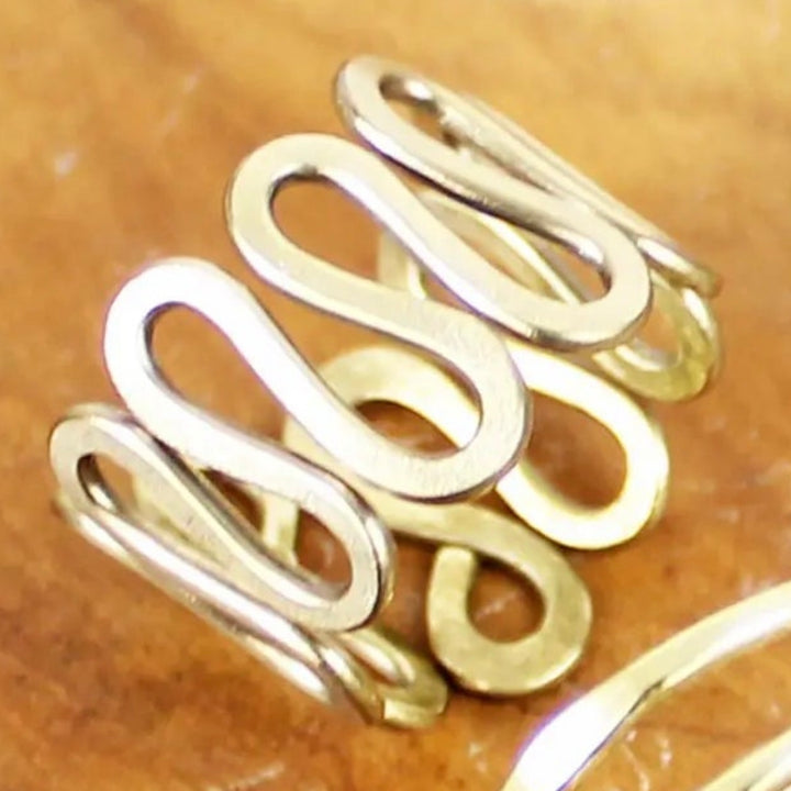 Gold Metal Adjustable Ring