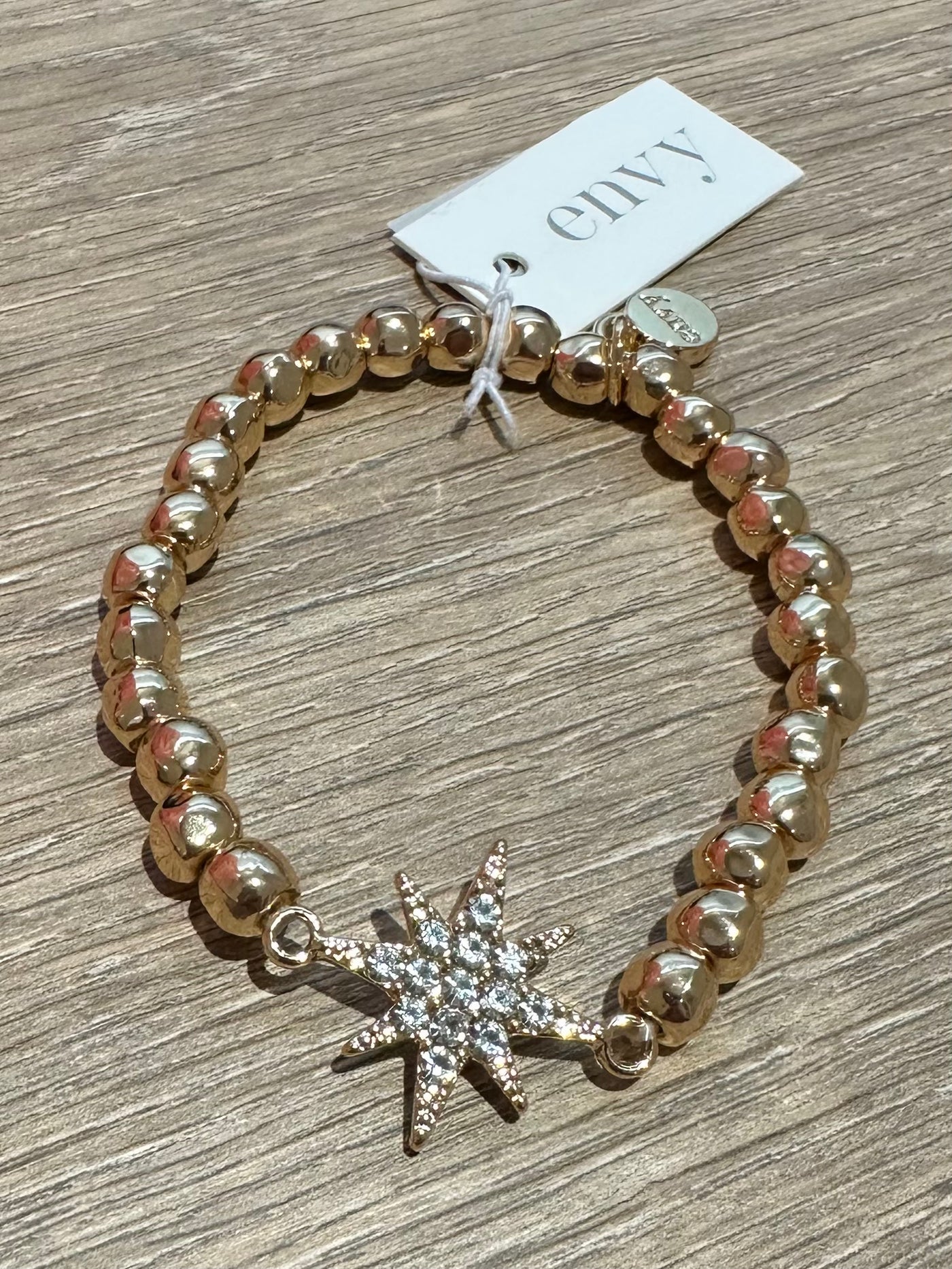 Gold Star Elasticated Bracelet