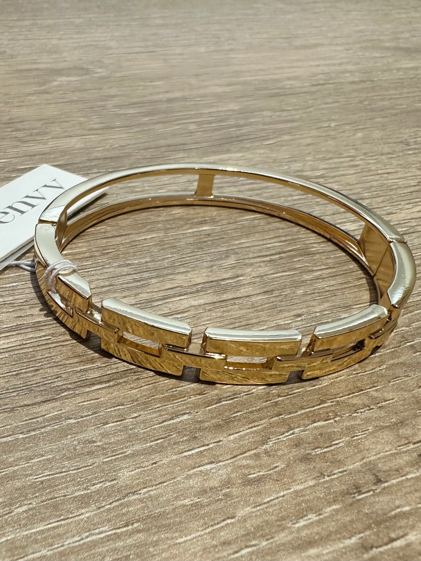 Gold Cut Out Bangle