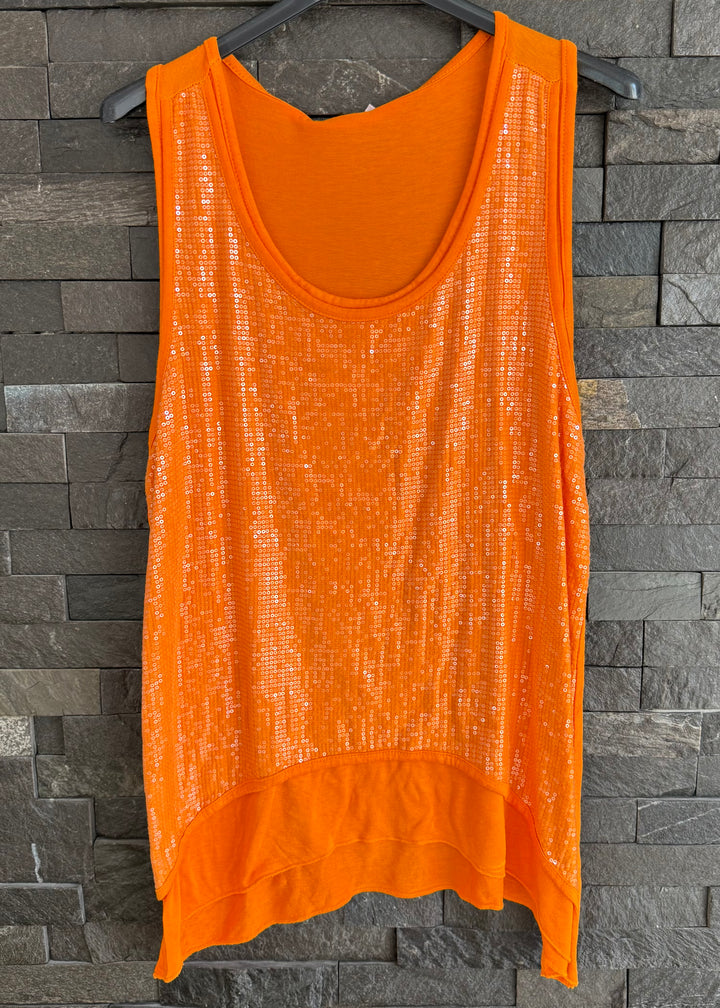 Sequin Front Vest
