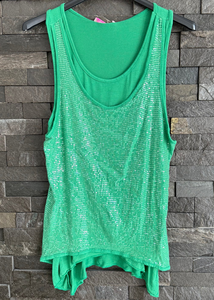 Sequin Front Vest