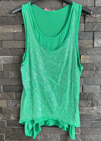 Sequin Front Vest