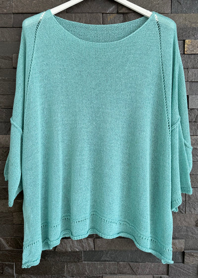 Blue Lightweight Summer Knit