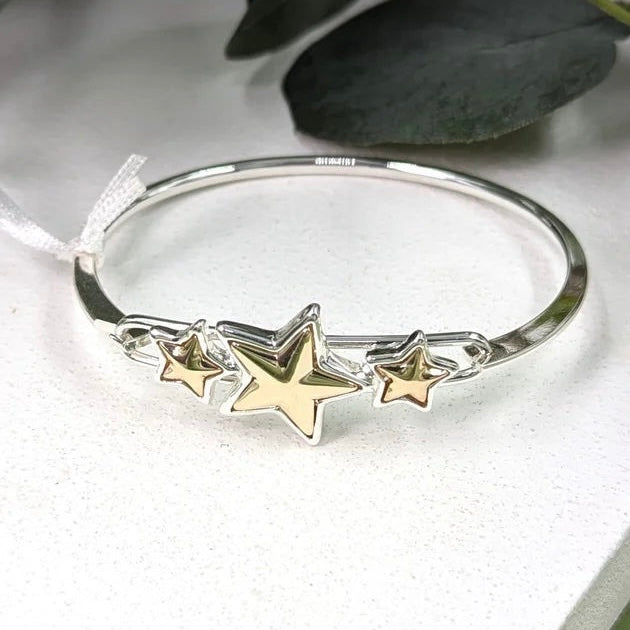 Multi Star Bangle Bracelet