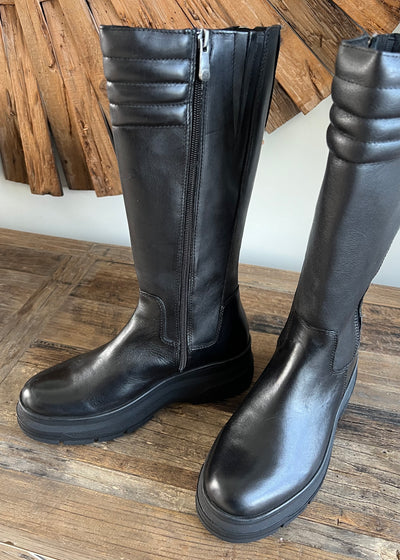 MT Black Leather Anna Boots