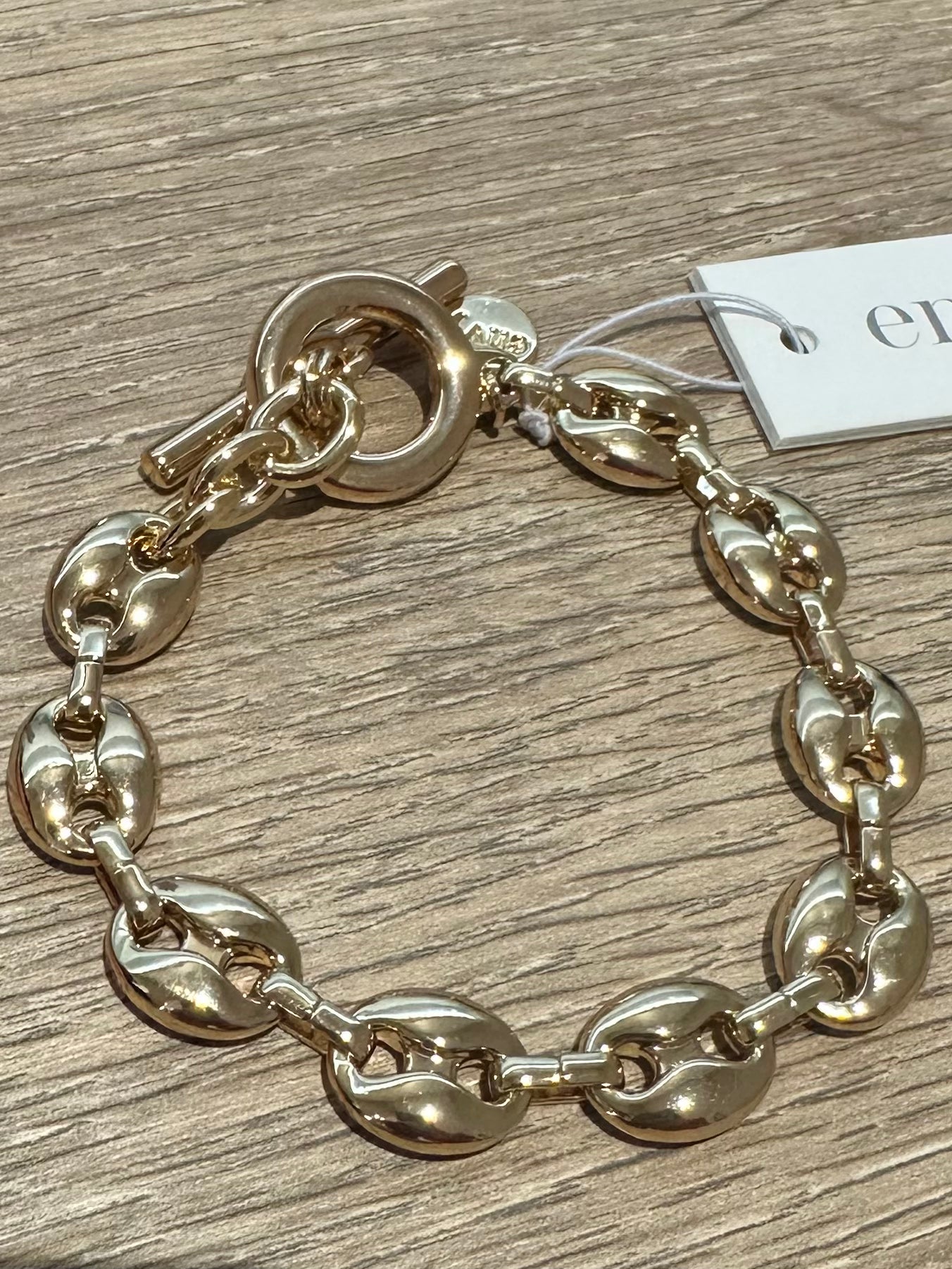 Gold Duo Link Bracelet