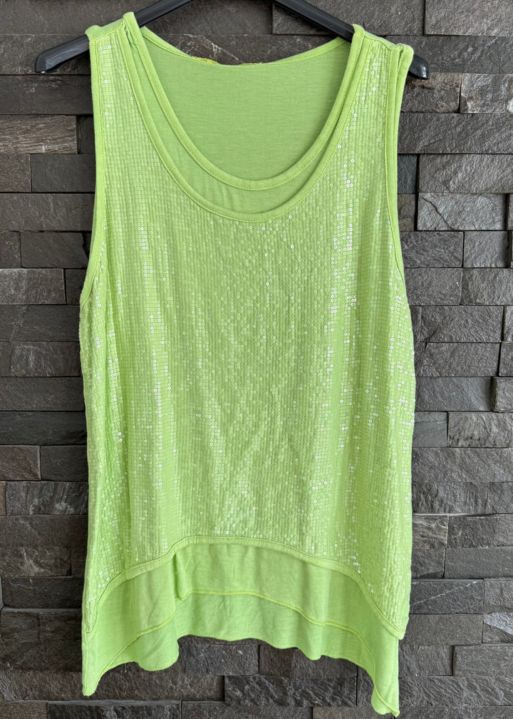 Sequin Front Vest