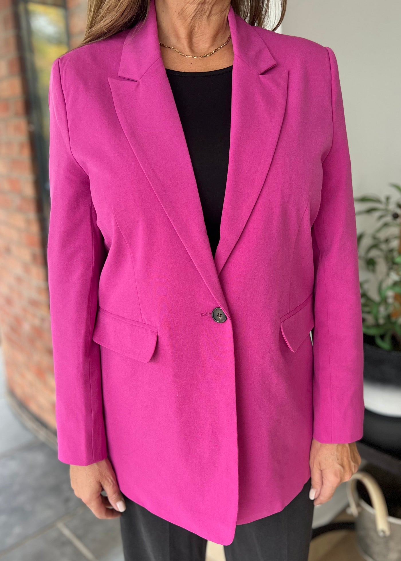 Byoung Fuchsia Danta Blazer