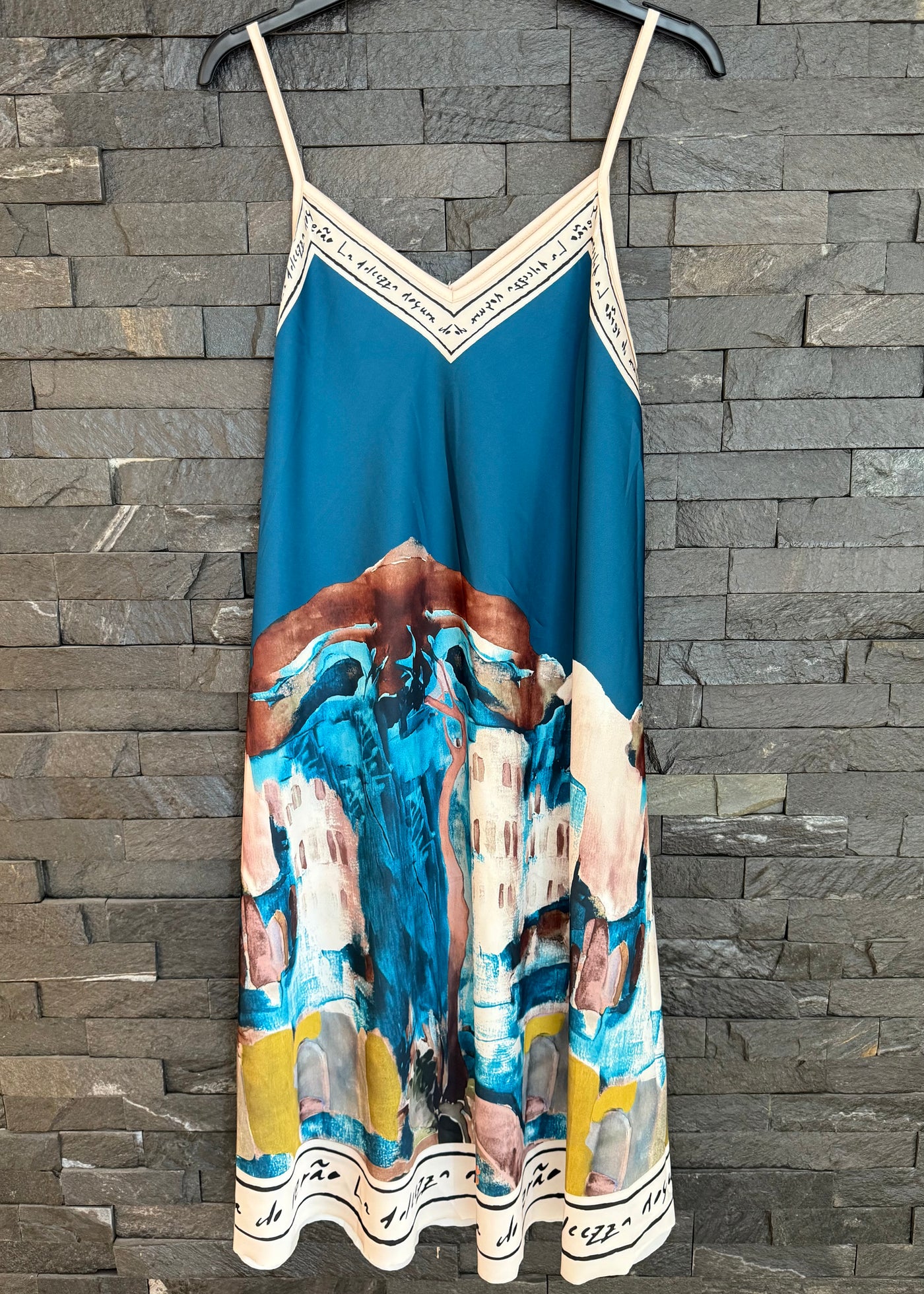 Teal Amalfi Dress