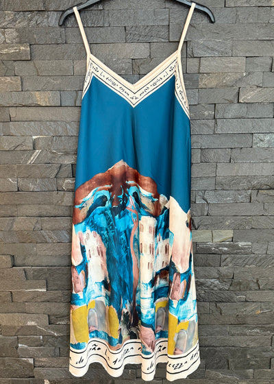 Teal Amalfi Dress