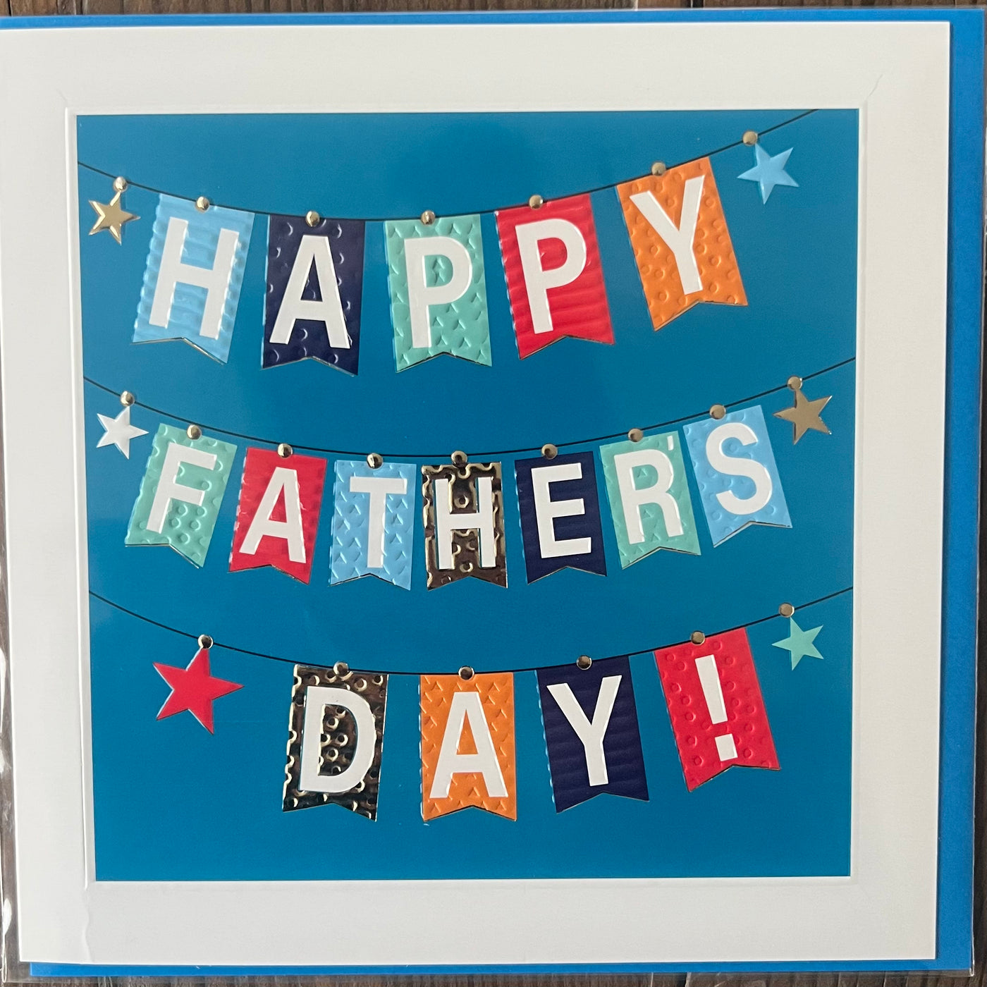 Fathers Day Bunting Card