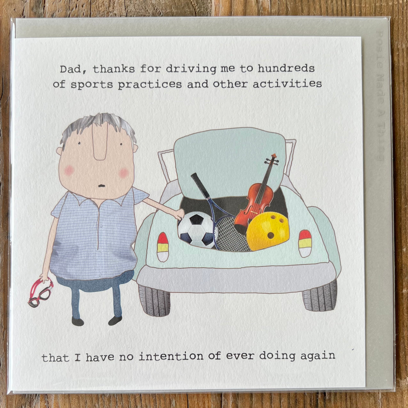 'Driving Dad' Card