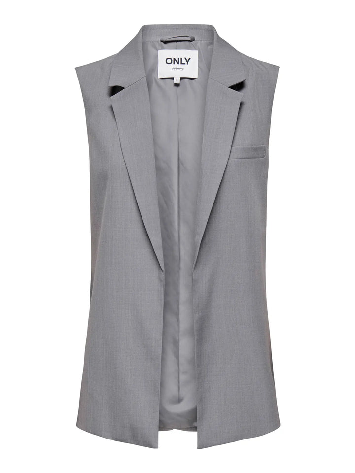 ONLY Grey Tailored Waistcoat