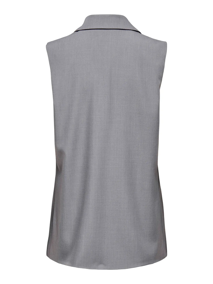 ONLY Grey Tailored Waistcoat