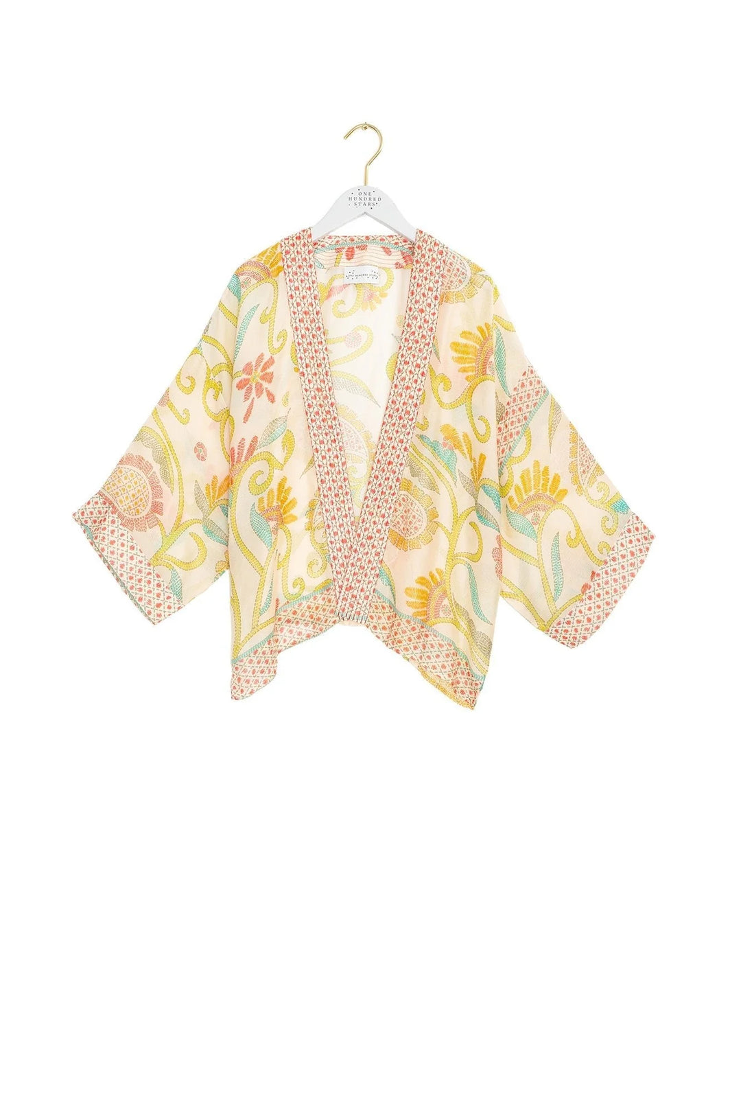 Giant Kantha Lime Kimono
