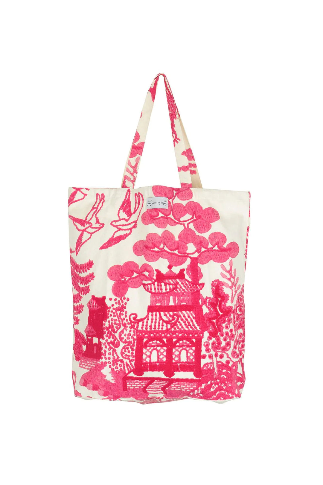 Giant Willow Fuchsia Pink Canvas Bag