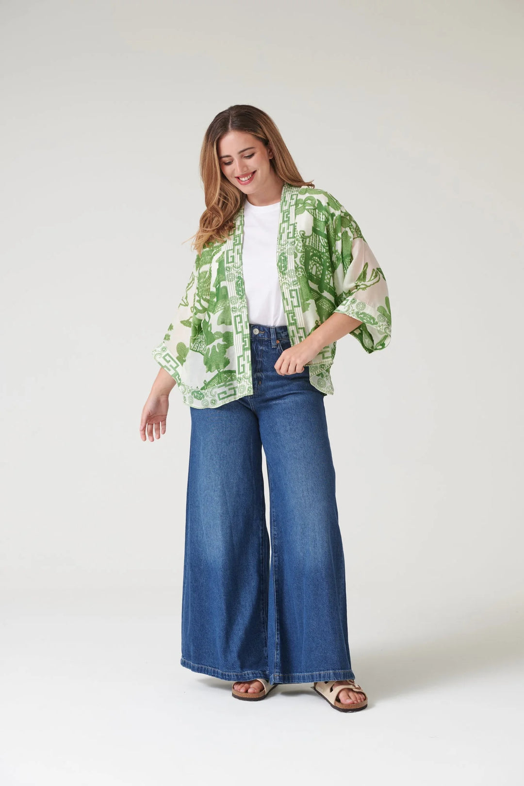 Giant Willow Green Kimono