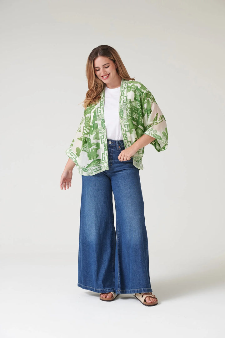 Giant Willow Green Kimono