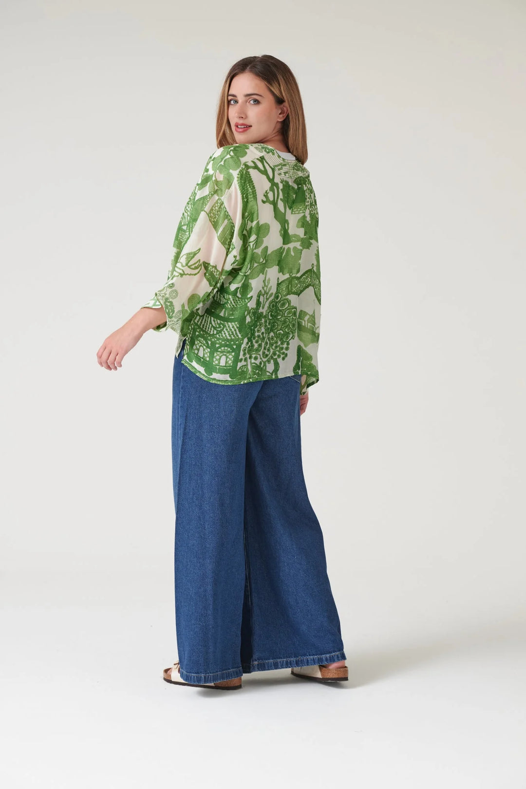 Giant Willow Green Kimono