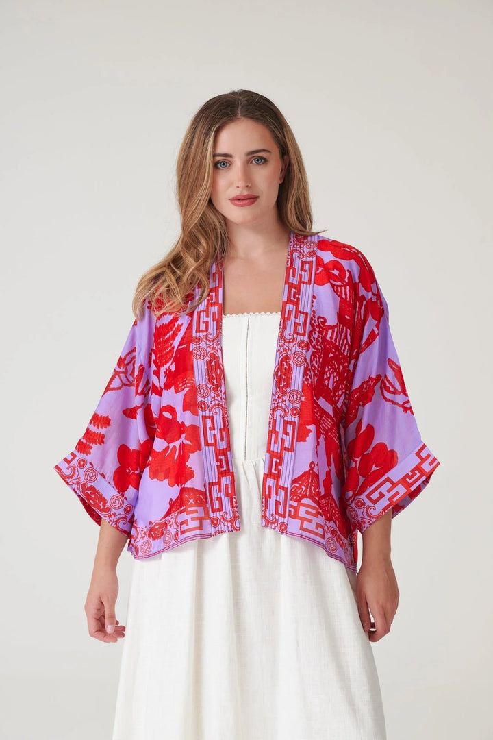 Giant Willow Violet Kimono