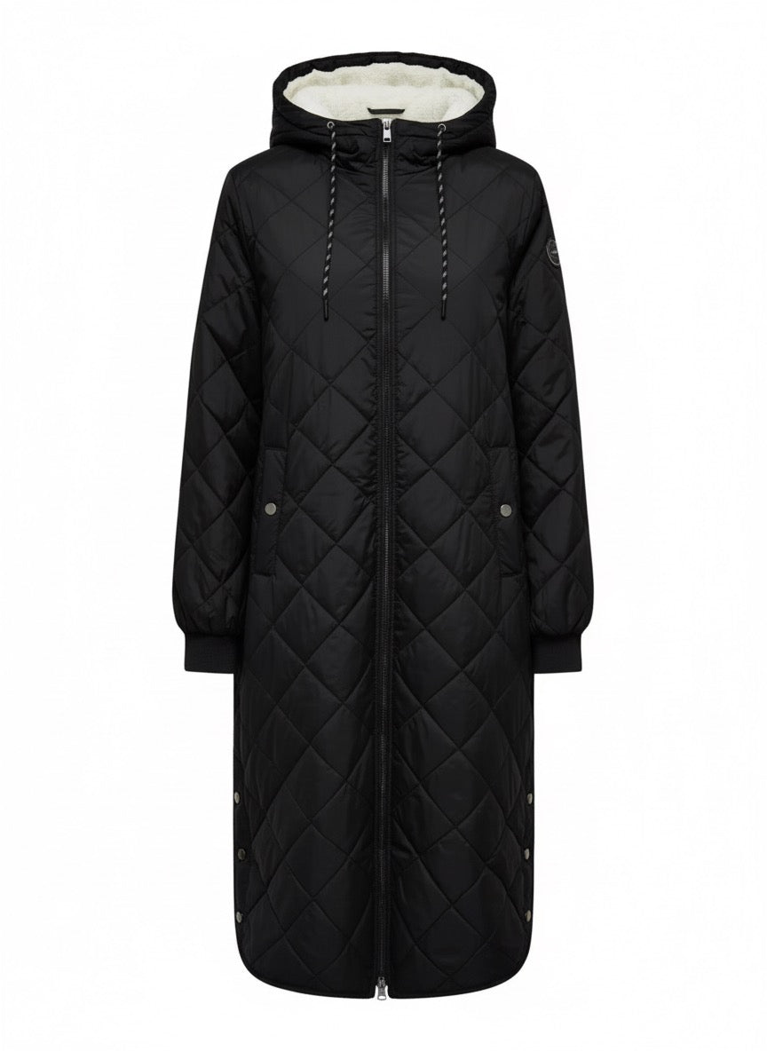 ONLY Black Sandy Quilted Coat
