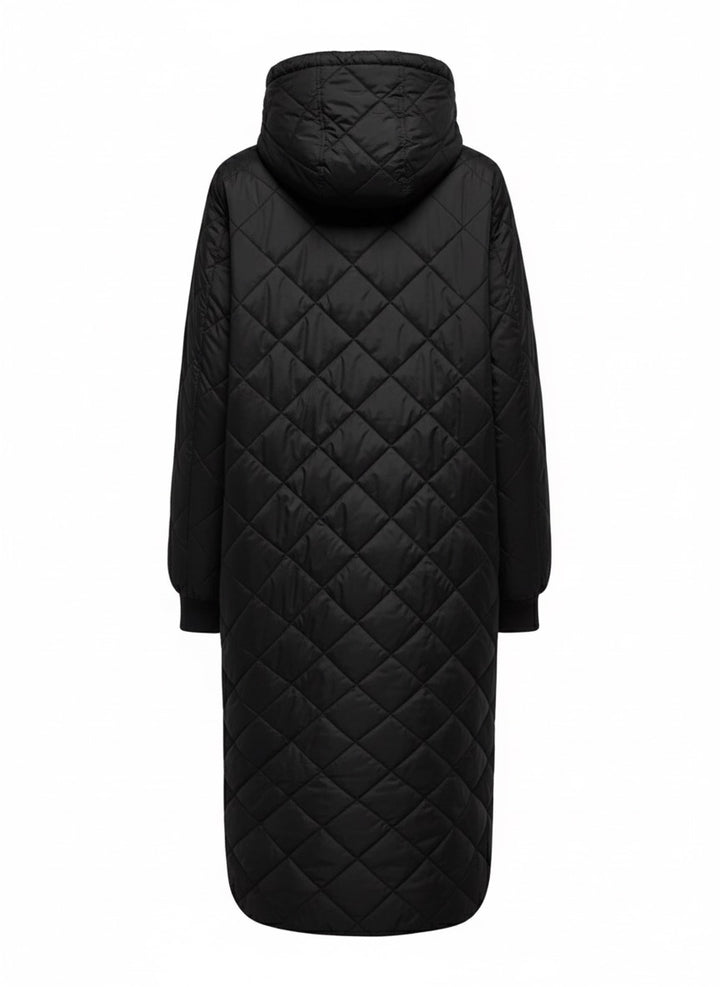 ONLY Black Sandy Quilted Coat