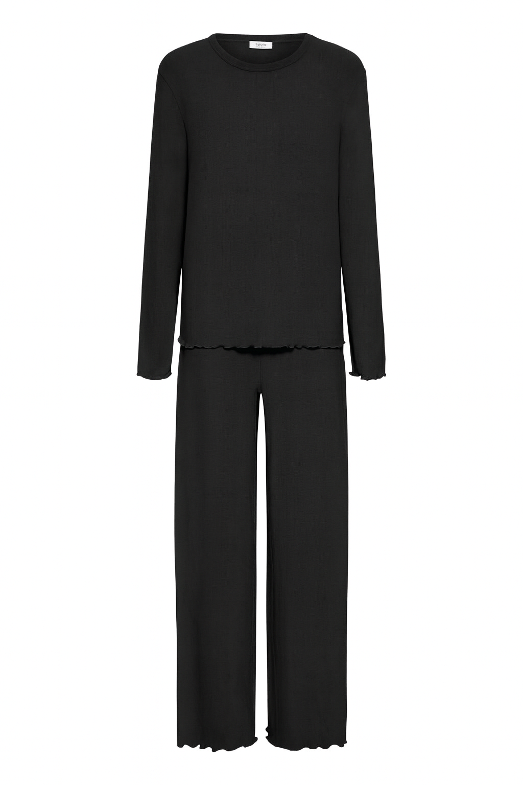 Byoung Black Pointelle Pyjamas