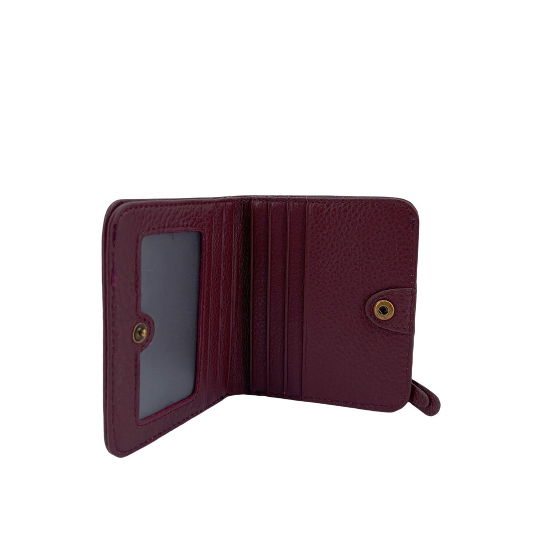 Brick Red Leather Tree Of Life Small Purse