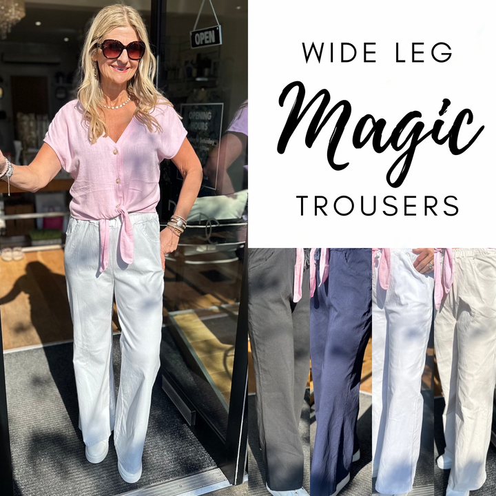 Wide Leg Magic Trousers