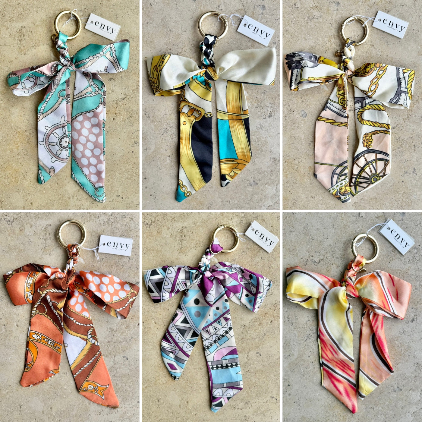 Silky Ribbon Bag Charm