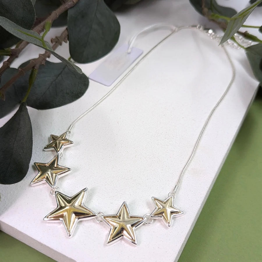 Multi Star Necklace