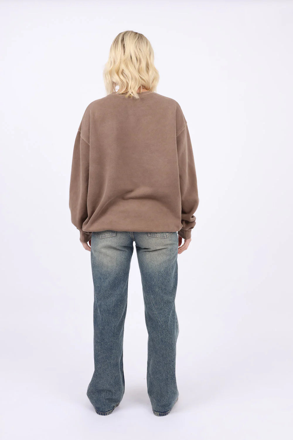 Washed Mocha WILD WEST Sweatshirt