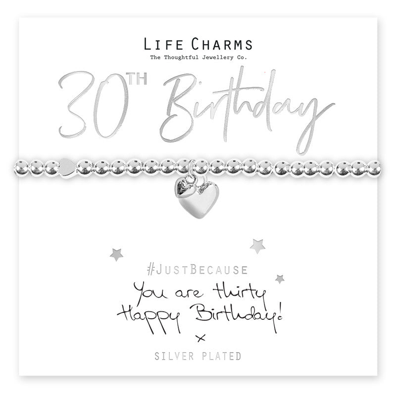 Life Charms - 30th Birthday Bracelet