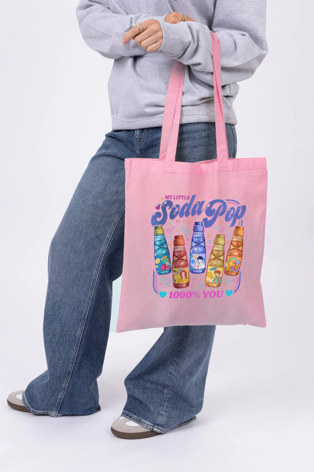 Pink Soda Pop Tote Bag