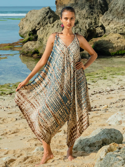 Slate Tie Dye Jumpsuit