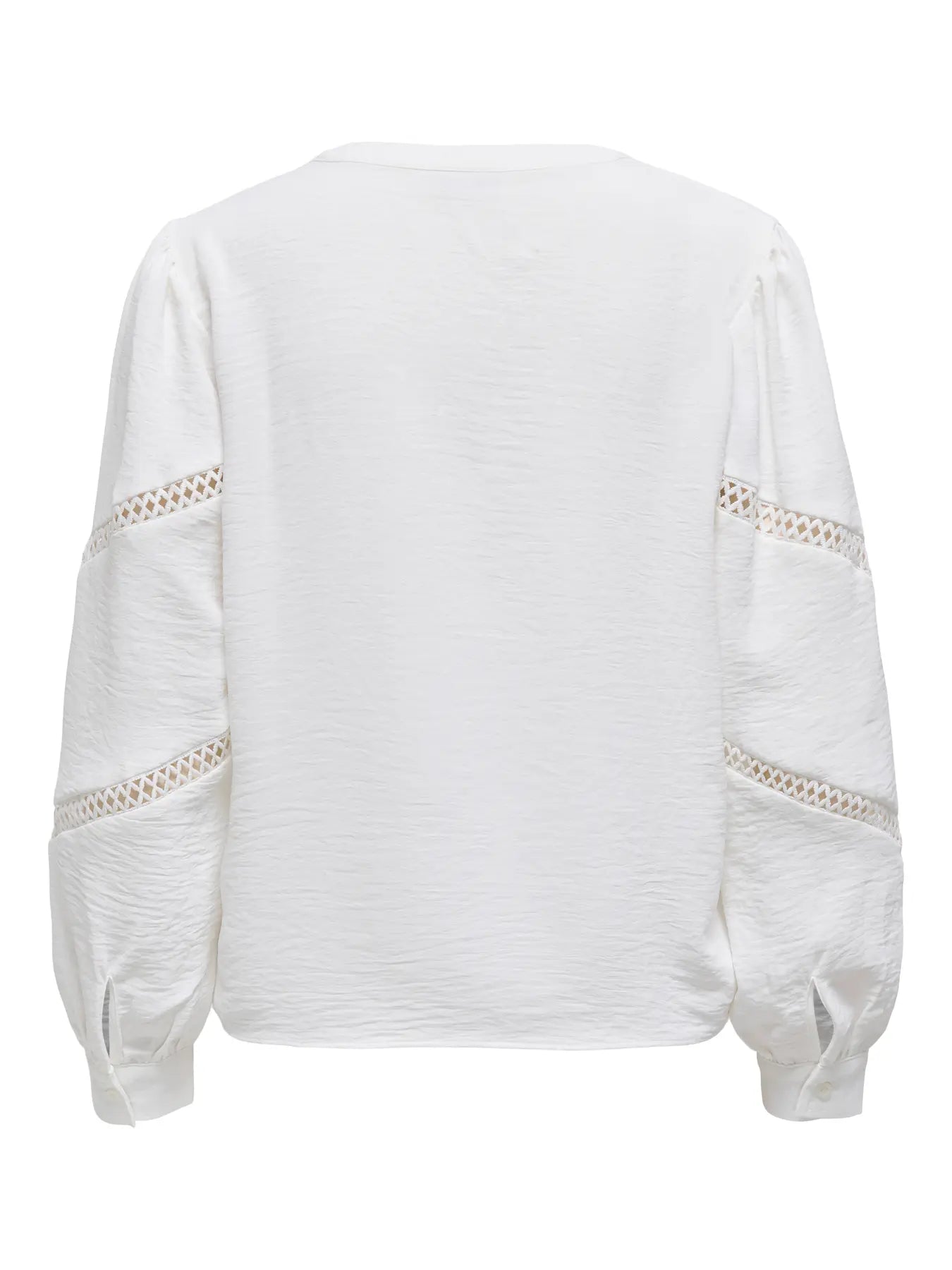 JDY White Cut Out Sleeve Blouse