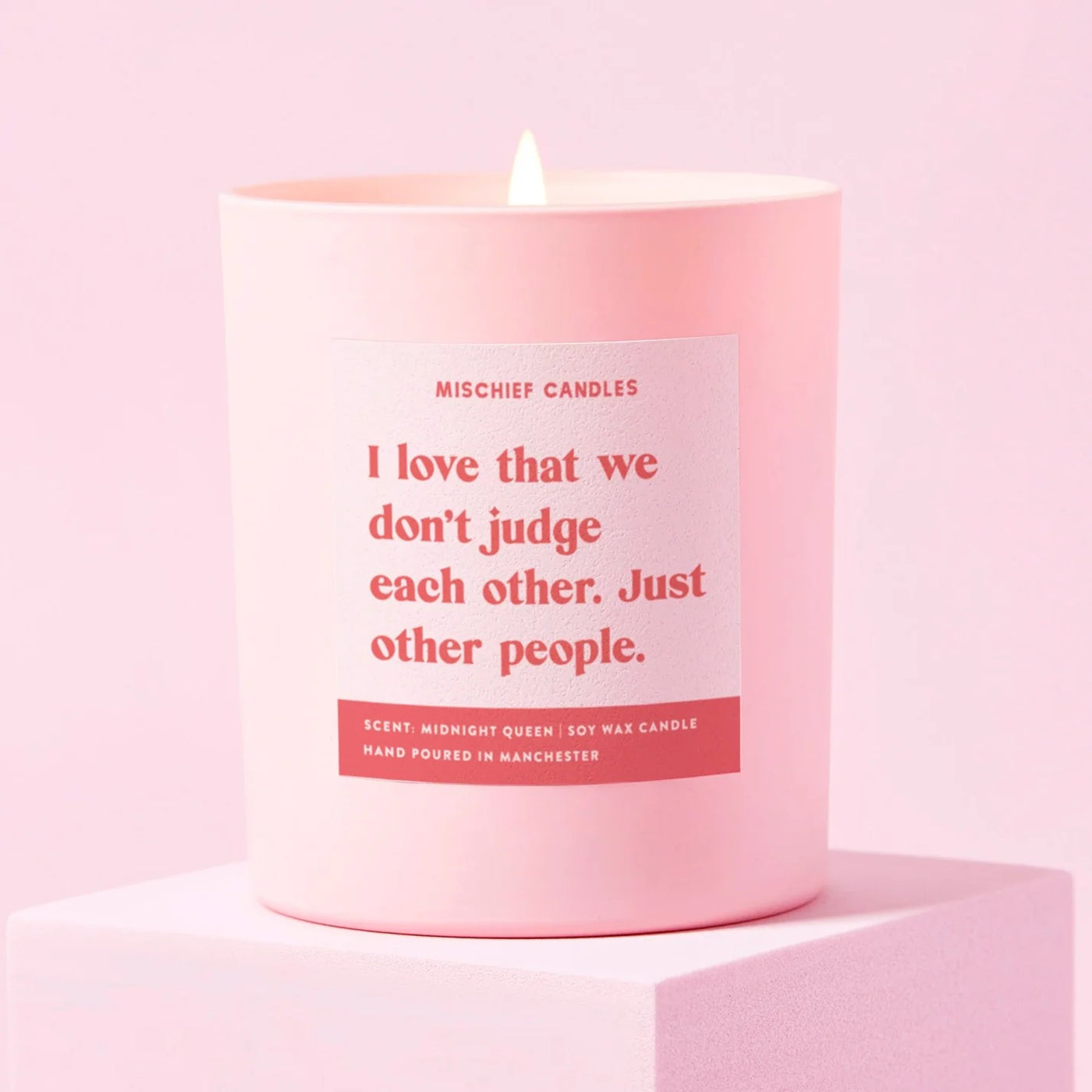 Just Judge Other People Candle