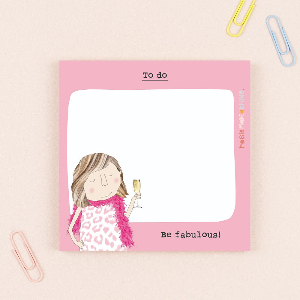 'Be Fabulous' Sticky Jot Pad