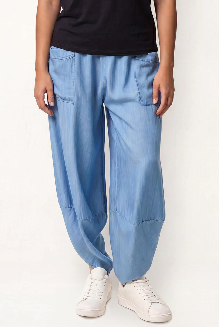 Light Denim Cocoon Trousers