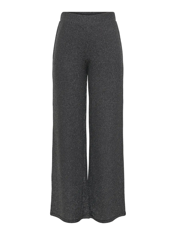 ONLY Silver Stripe Glitter Trousers