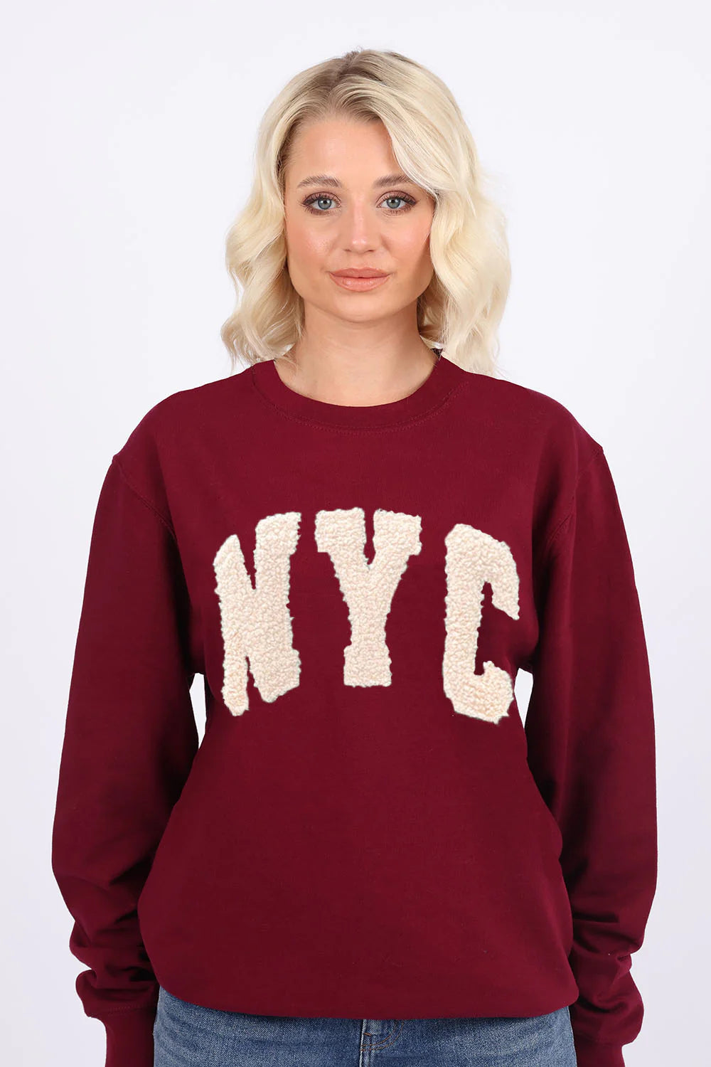 Burgundy NYC Sweatshirt