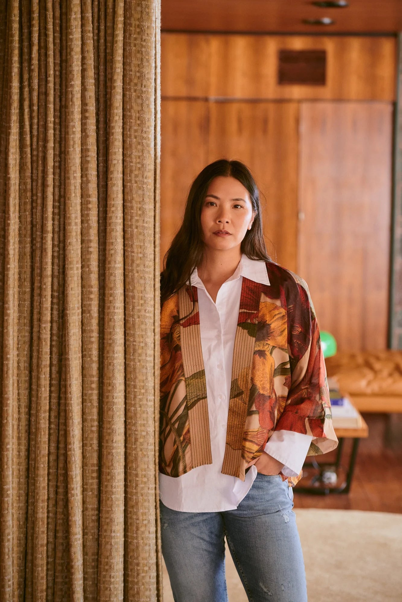 Nasturtium Fawn Kimono