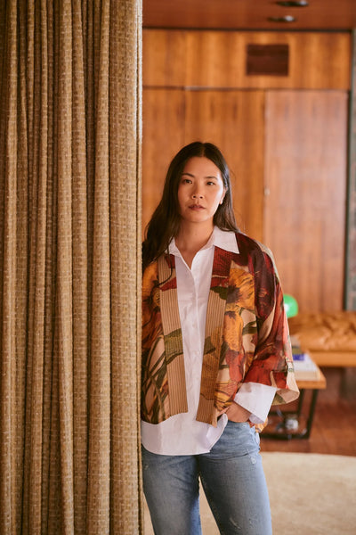 Nasturtium Fawn Kimono