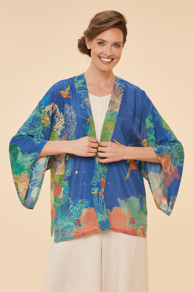 Powder - Blue Hummingbird Kimono