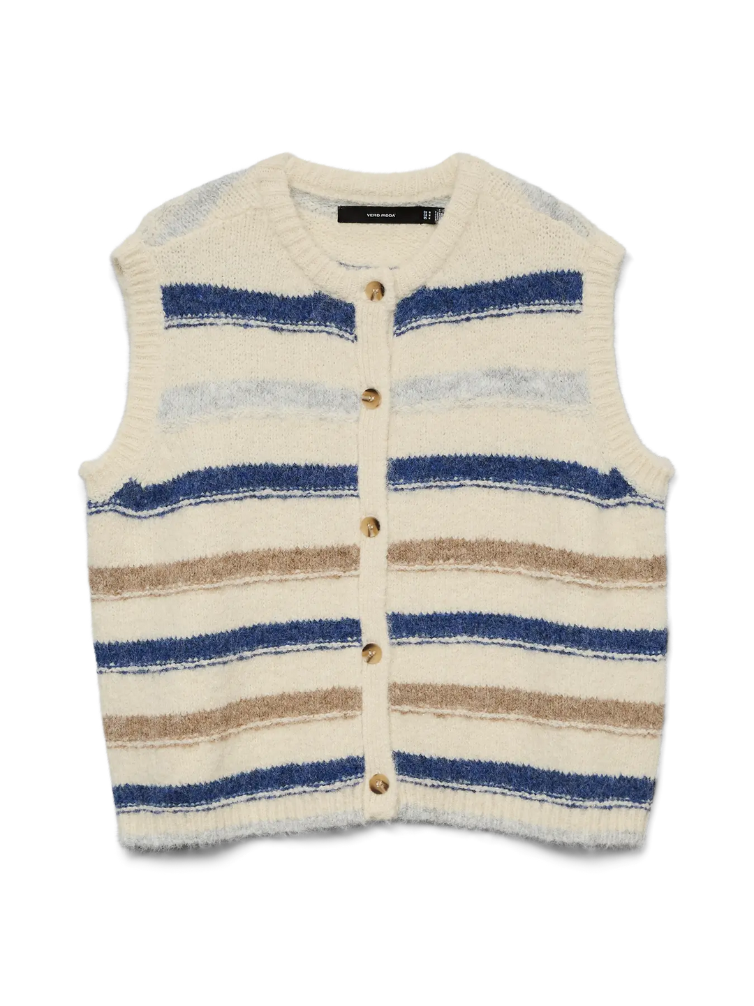Vero Moda Stripe Knit Waistcoat