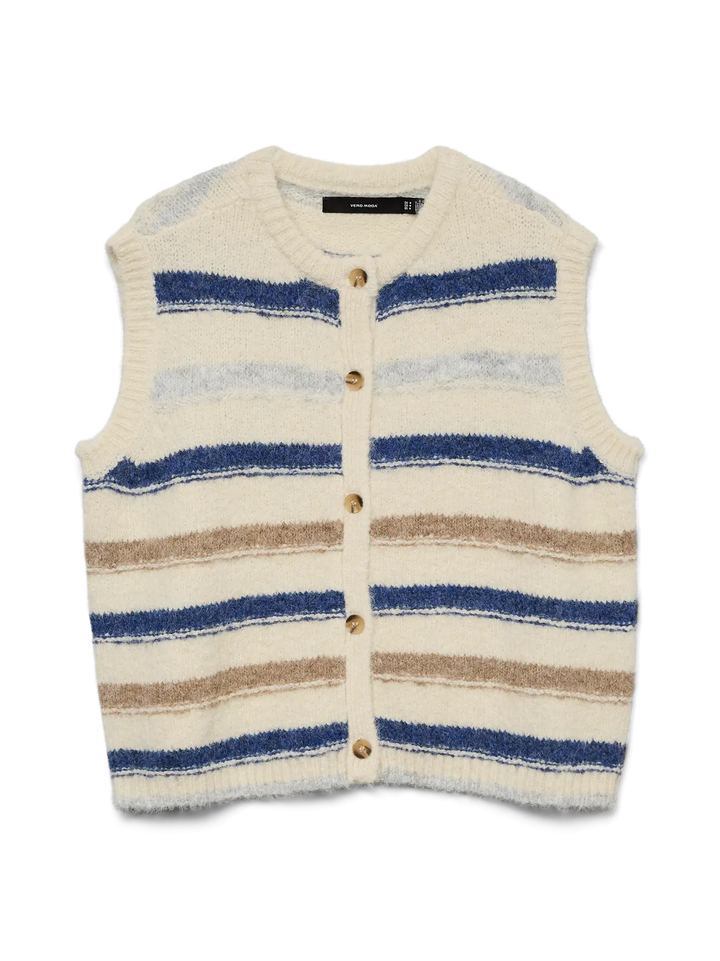 Vero Moda Stripe Knit Waistcoat